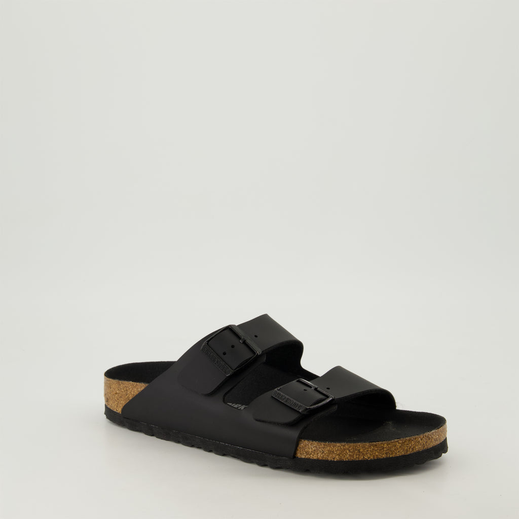 Chaussures ouvertes Sandales Arizona Birkenstock Noir Homme