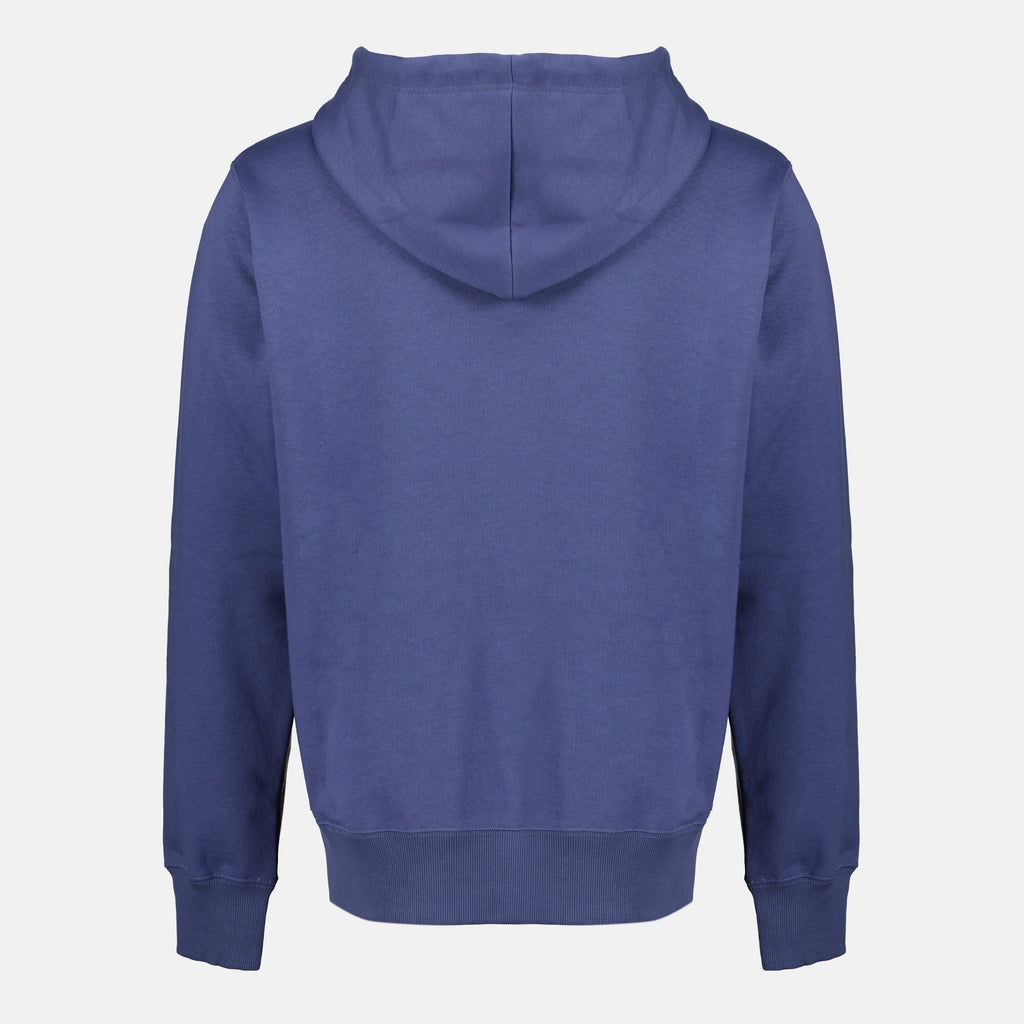 Sweatshirts 자수 장식이 있는 네이비 블루 후디 Dior Bleu foncé Homme
