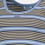 Imagem do artigo Top sem mangas riscado azul da marca Prada para Mulheres - Temporada Primavera-Verão 2026 - Vista Detalhada_1