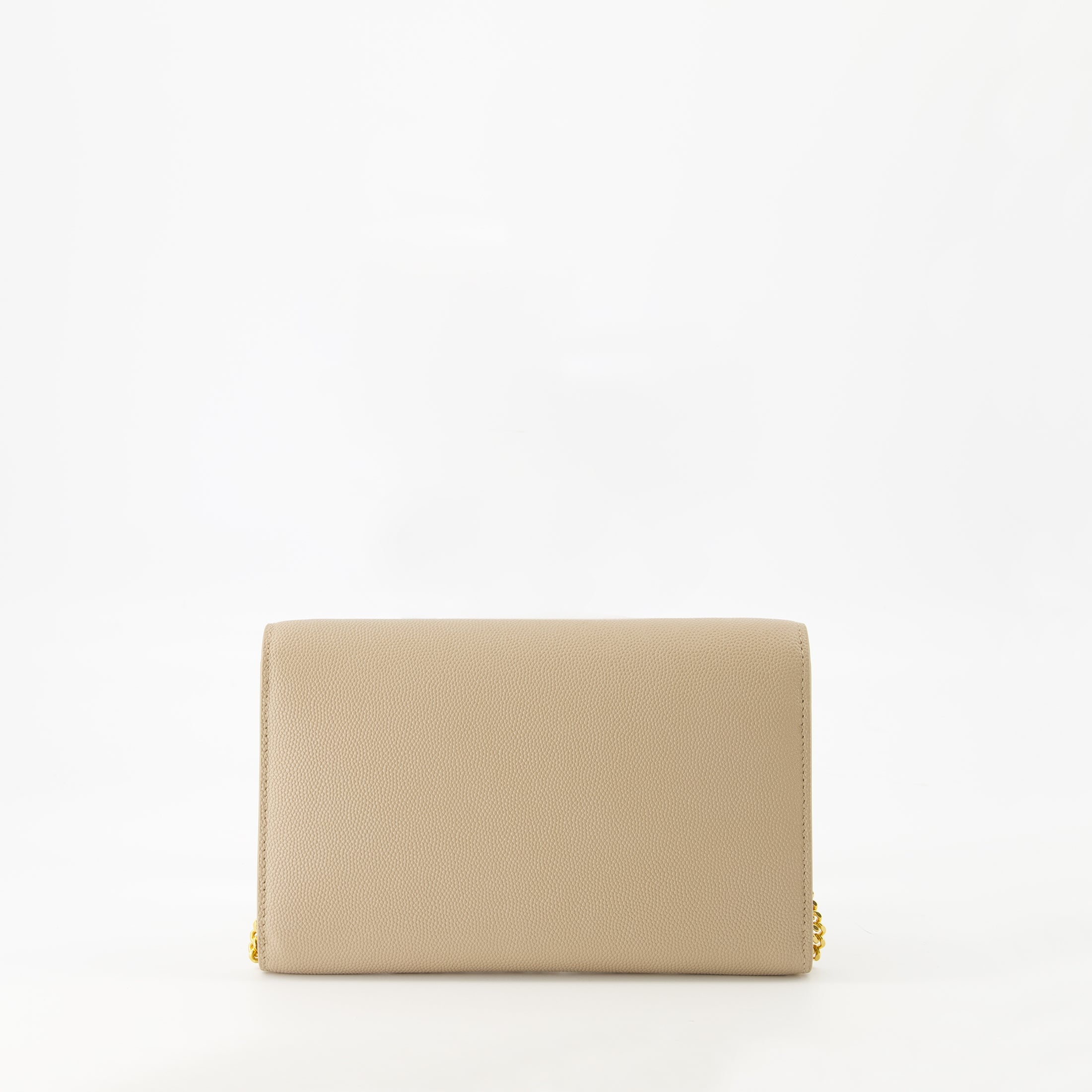 Sacs bandoulière Pochette Uptown à chaîne Saint Laurent Beige Femme
