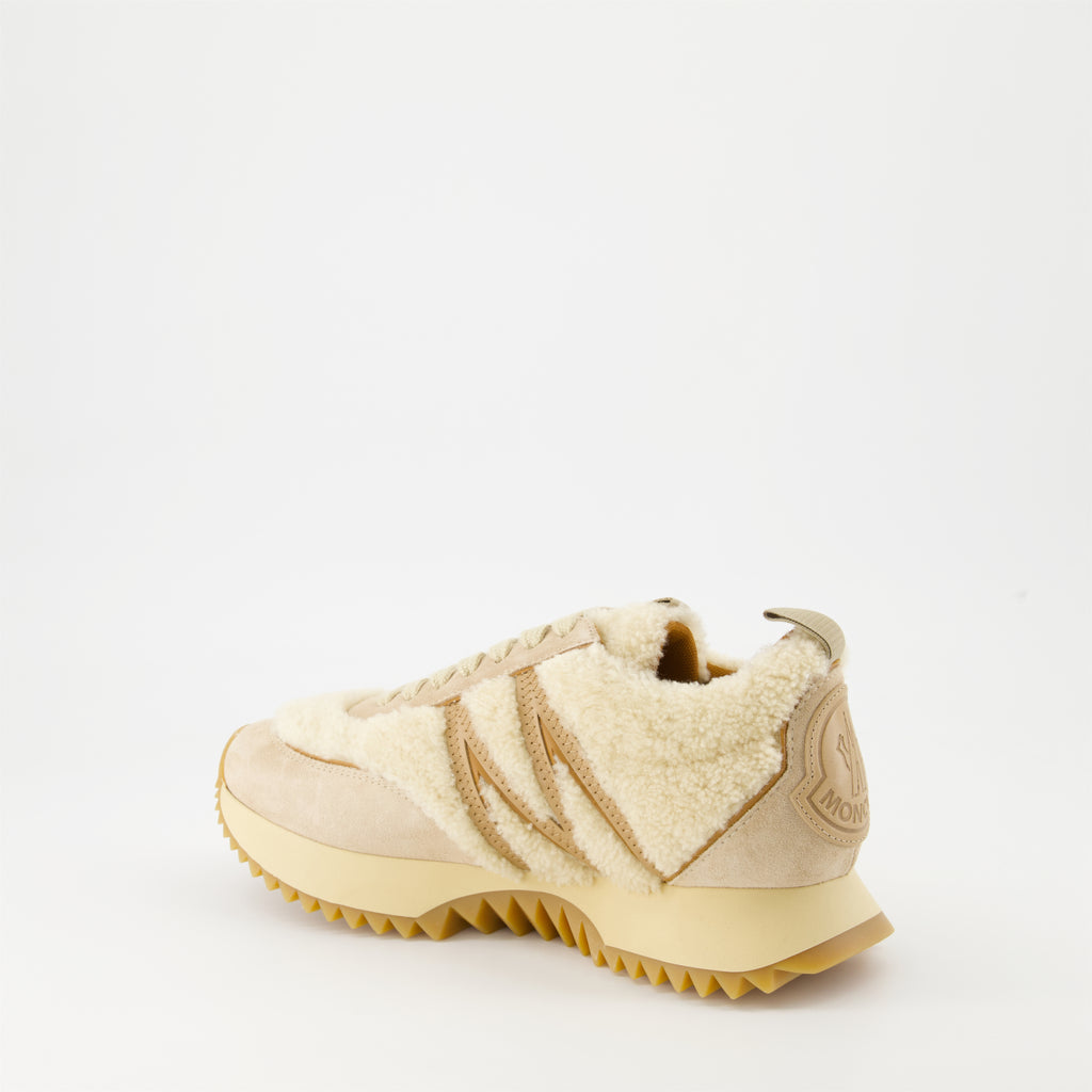Sneaker Baskets Pacey Moncler Beige Femme