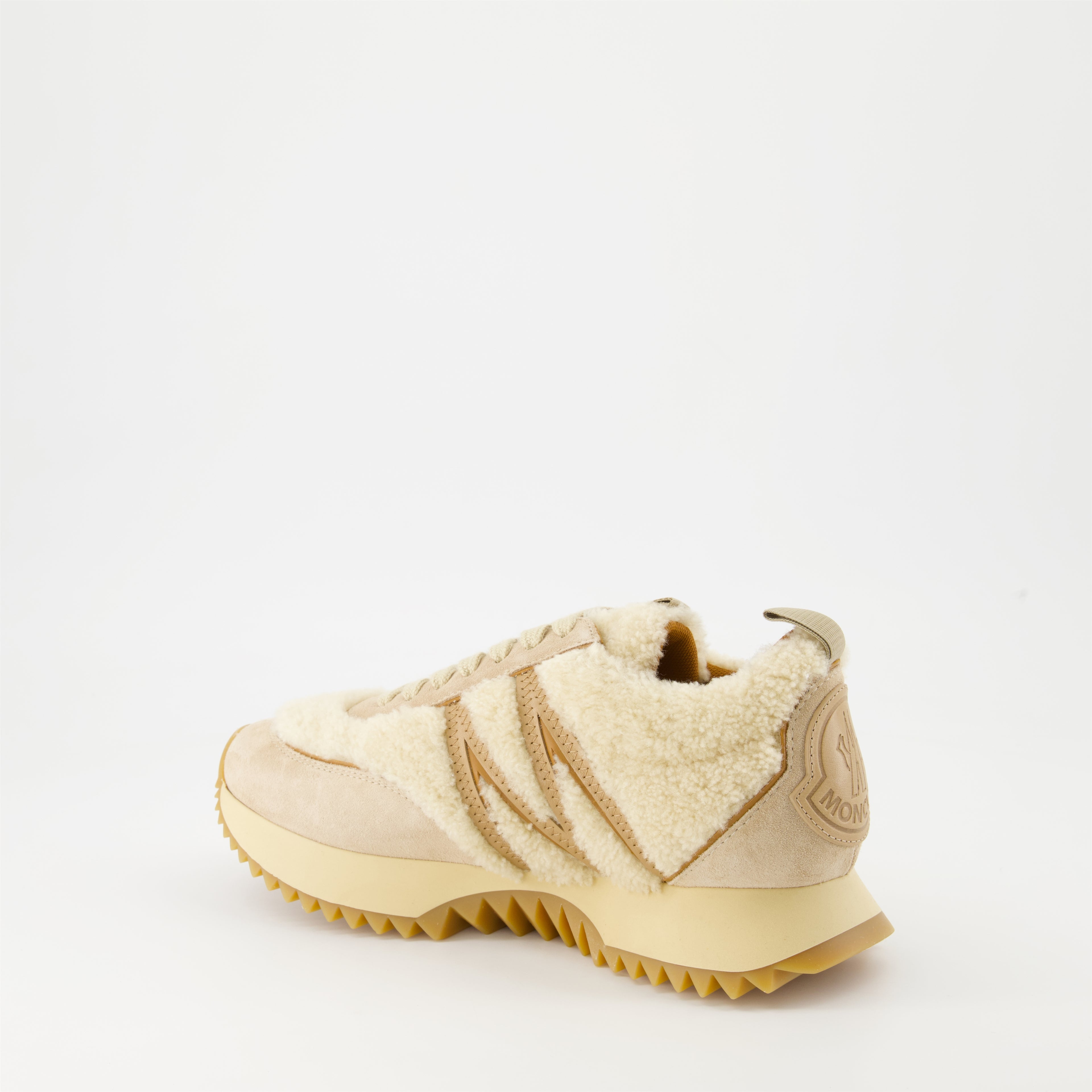 Sneaker Baskets Pacey Moncler Beige Femme