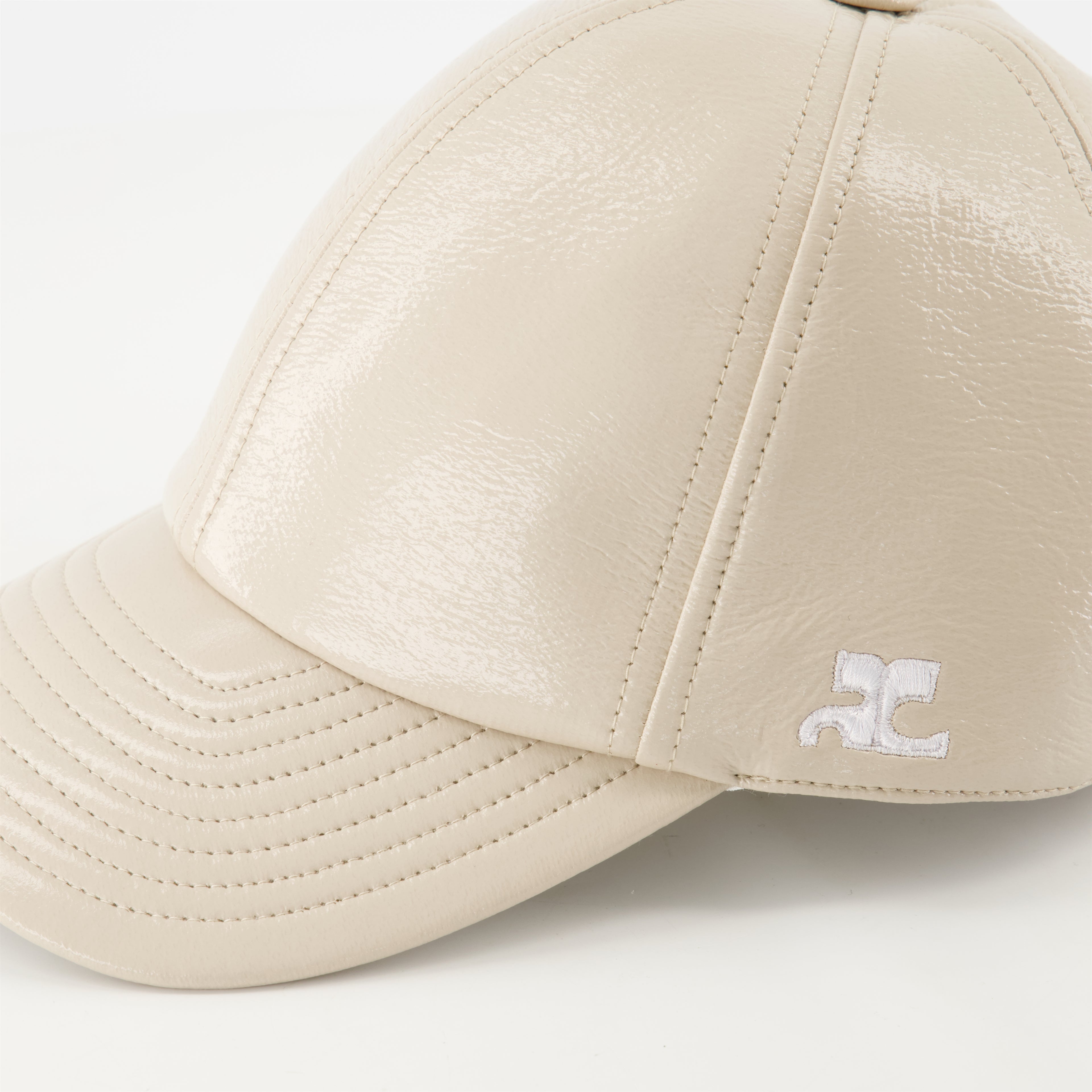 Hats, caps and beanies Vinyl Reissue Cap Courrèges Beige Unisex