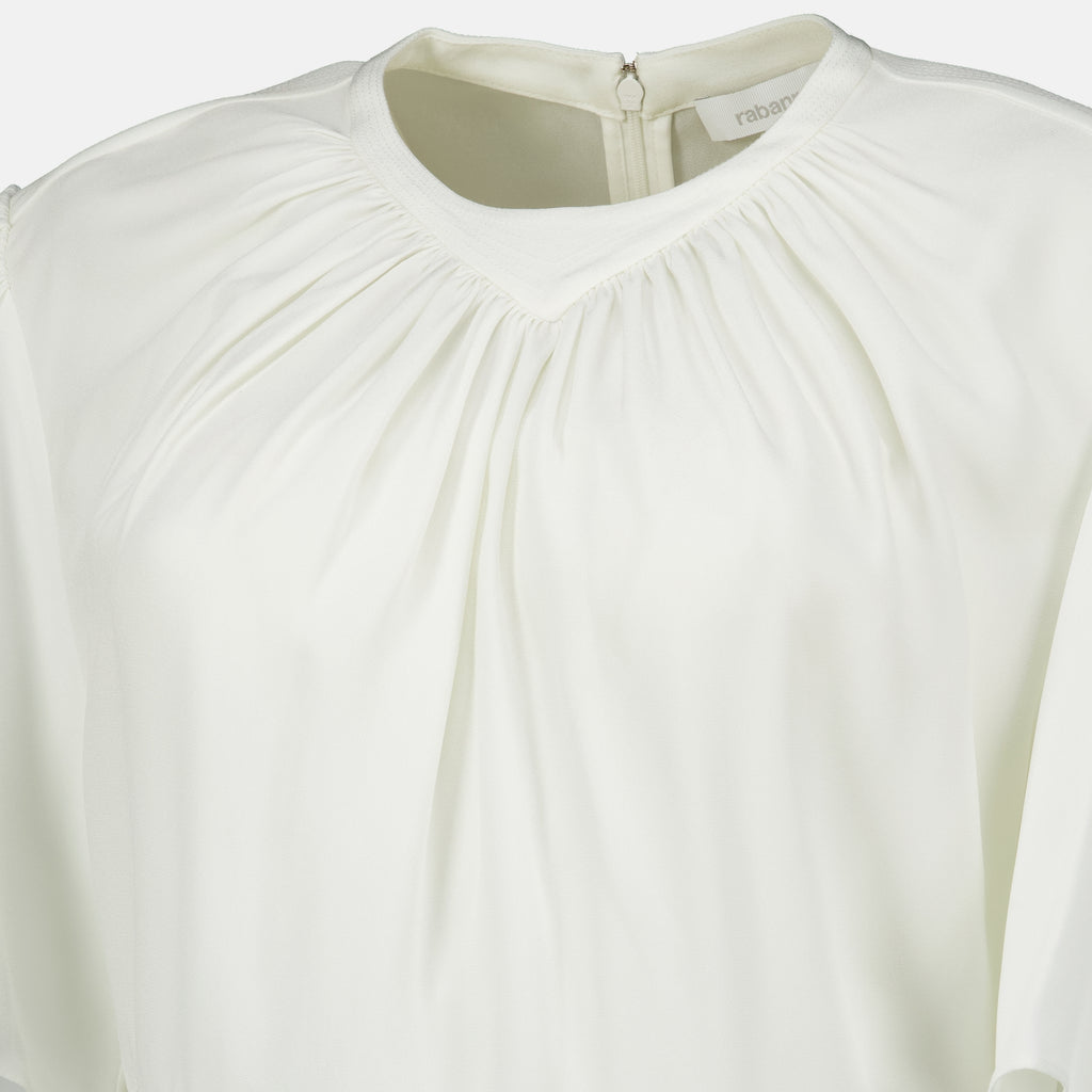Tops Top froncé blanc Rabanne Blanc Femme