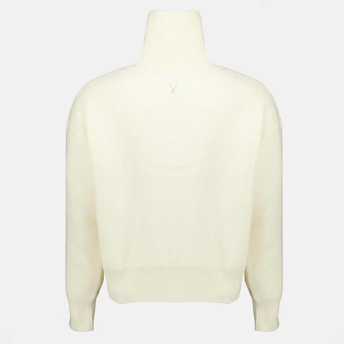 Sweatshirts Pull à col montant blanc Ami PARIS Blanc Unisexe