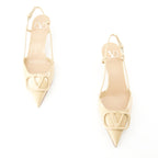 Pumps VLogo Absatzschuhe Valentino Garavani Beige Femme