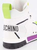 Baskets MB15604G0EG41 10a  mix bianco Moschino Multicolore Homme