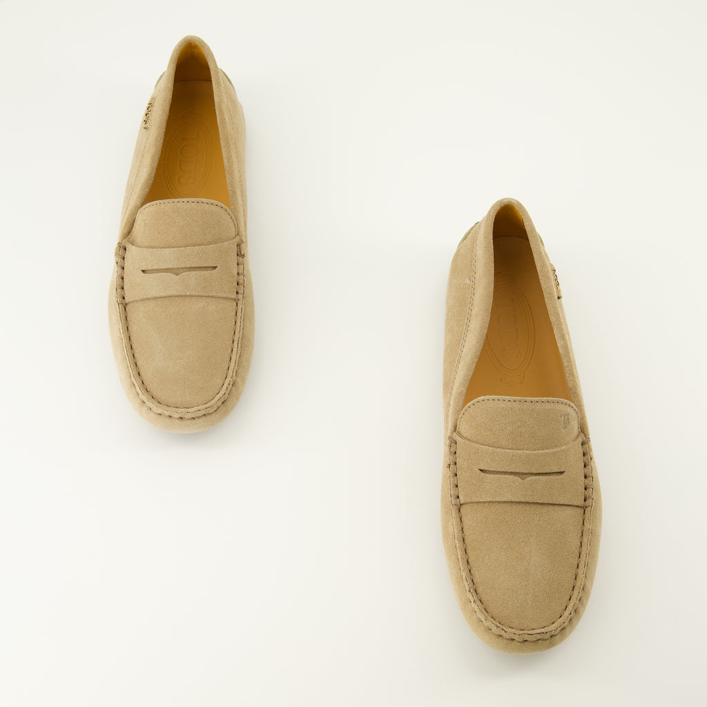 Bild der Tod's Gommino Slipper für Damen - Herbst-Winter 2025 Saison - Draufsicht auf das Paar Schuhe