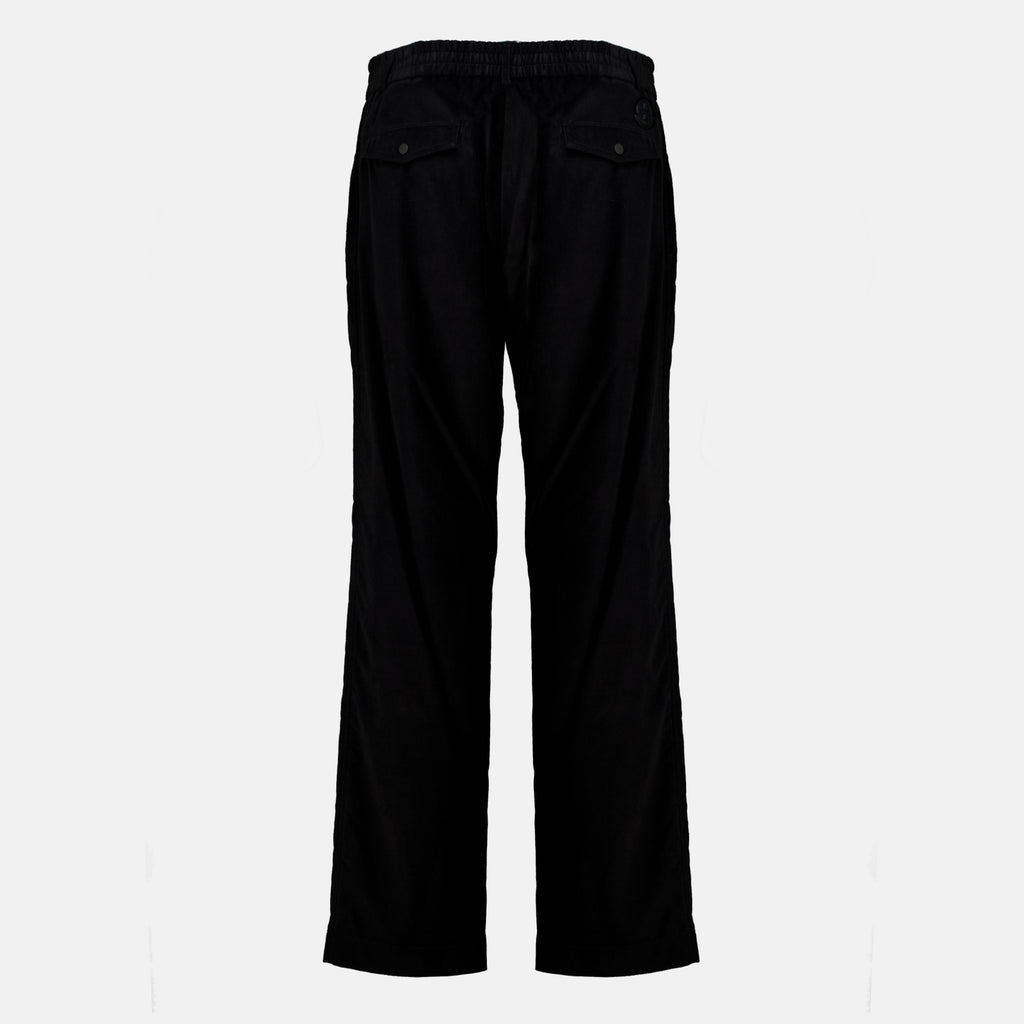 Pantalons Pantalones de Pana Negros Moncler Noir Homme