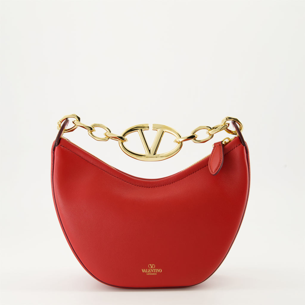 Umhängetaschen VLogo Moon Hobo Bag Valentino Garavani Rot Femme