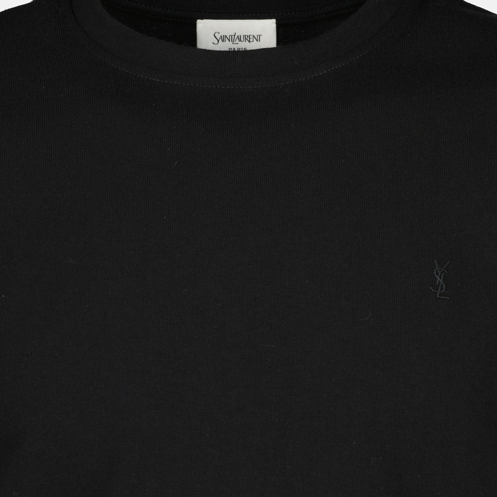 Image de l'article T-shirt cassandre oversize noir de la marque Saint Laurent pour Homme - Saison Printemps-Été 2026 - Vue détaillée_2