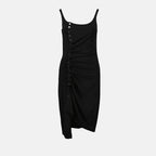 Robes Robe drapée Rabanne Noir Femme