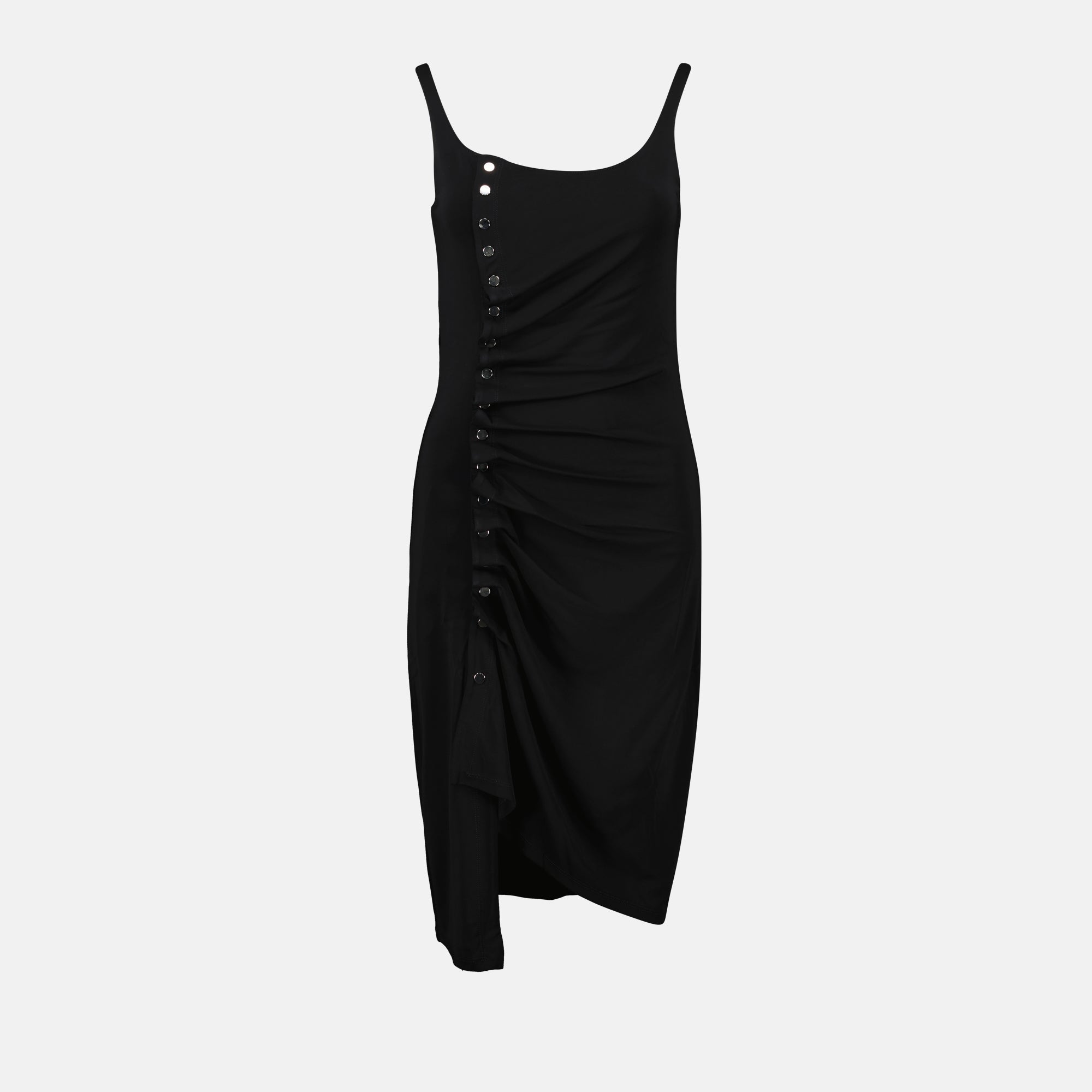 Robes Robe drapée Rabanne Noir Femme