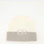 Imagem do gorro de lã branco da marca Dior para Homem - Temporada Primavera-Verão 2026 - Vista frontal
