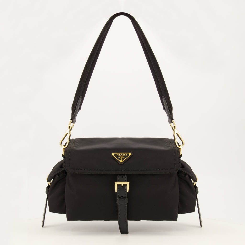 Sacs à main et épaule Explore Bag em Preto Re-Nylon Prada Noir Femme