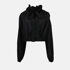 Imagen de la blusa icónica de algodón de la marca Patou para mujer - Temporada Otoño-Invierno 2025 - Vista Frontal