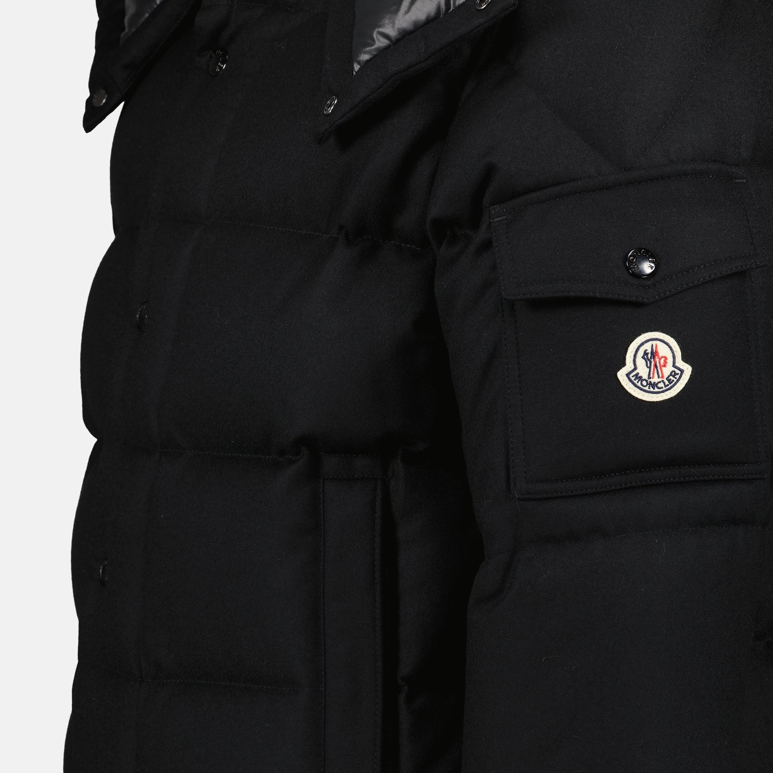 Coats Vezere Down Jacket Moncler Black Homme