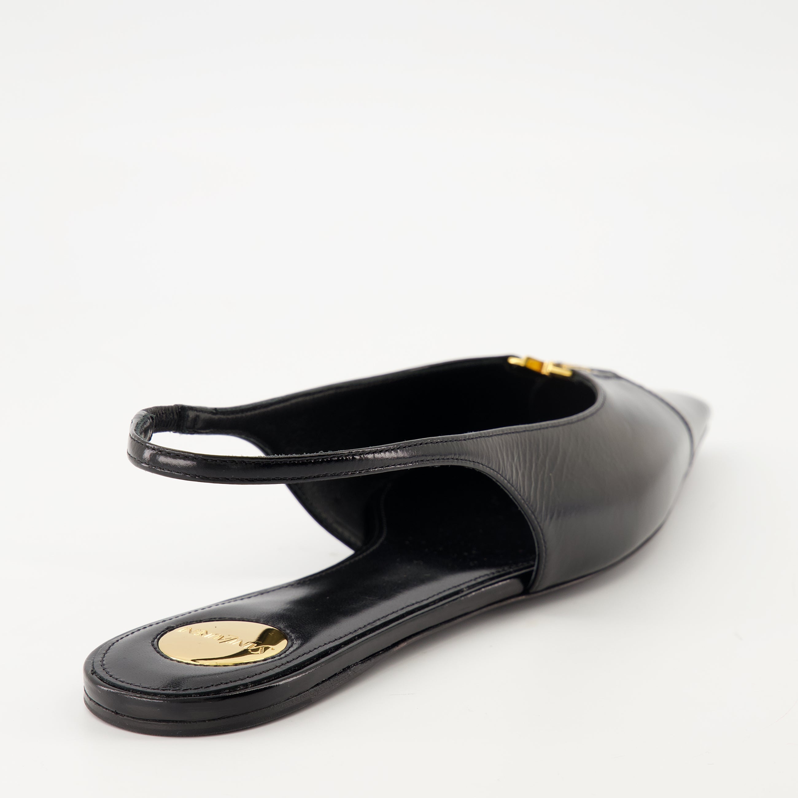 Image de l'article Ballerines babylone Slingbacks de la marque Saint Laurent pour Femme - Saison Automne-Hiver 2025 - Vue arrière