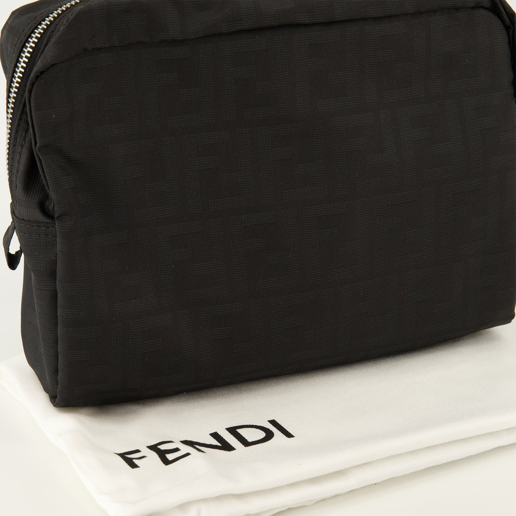 Pochettes Medium Kulturbeutel Fendi Noir Unisexe