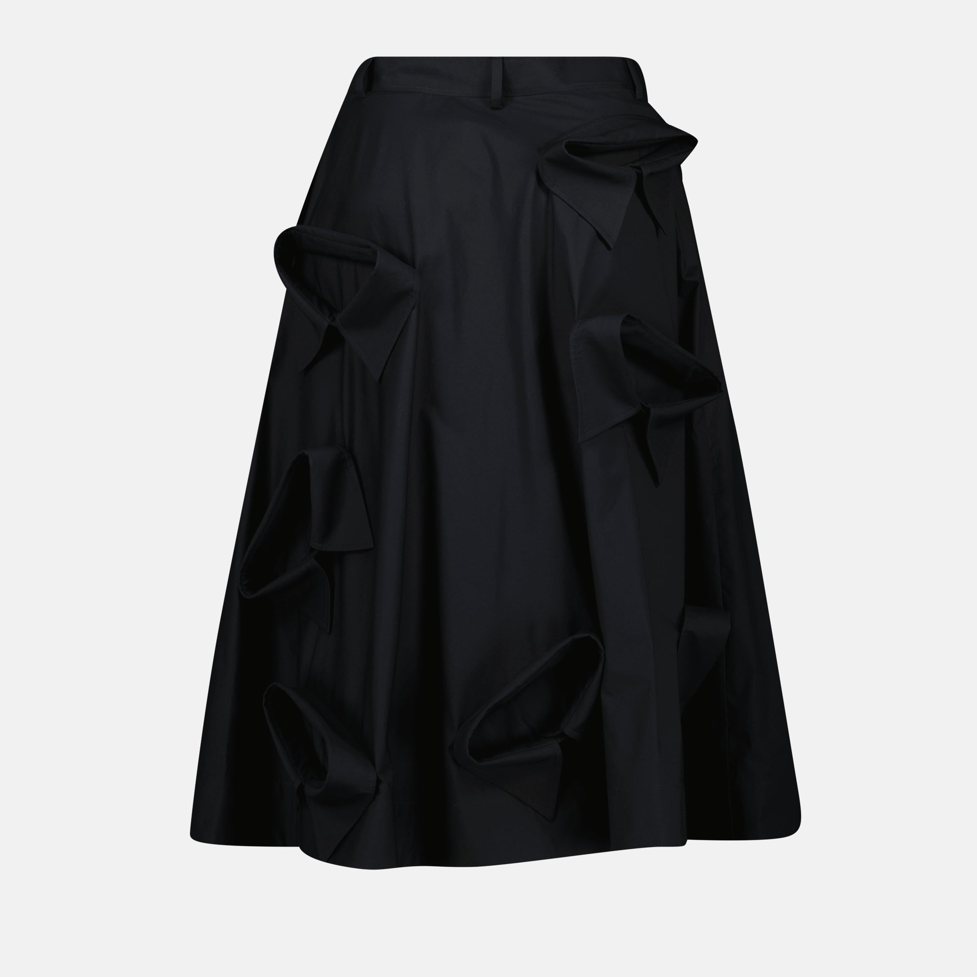Jupes Jupe noire à cols Moschino Noir Femme