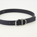 Image de l'article Ceinture CD bleu marine de la marque Dior pour Homme - Saison Printemps-Été 2026 - Vue détaillée_2