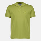 Image de l'article Polo AMI de coeur vert de la marque Ami PARIS pour Homme - Saison Printemps-Été 2026 - Vue de Face