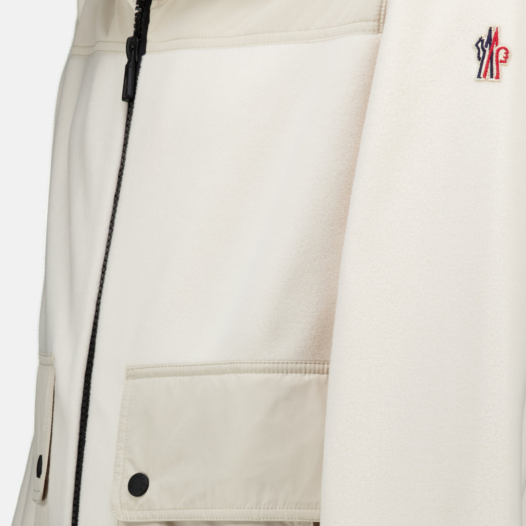 Vestes Beige Polartec® Zip-Up Jacke Moncler Grenoble Beige Homme