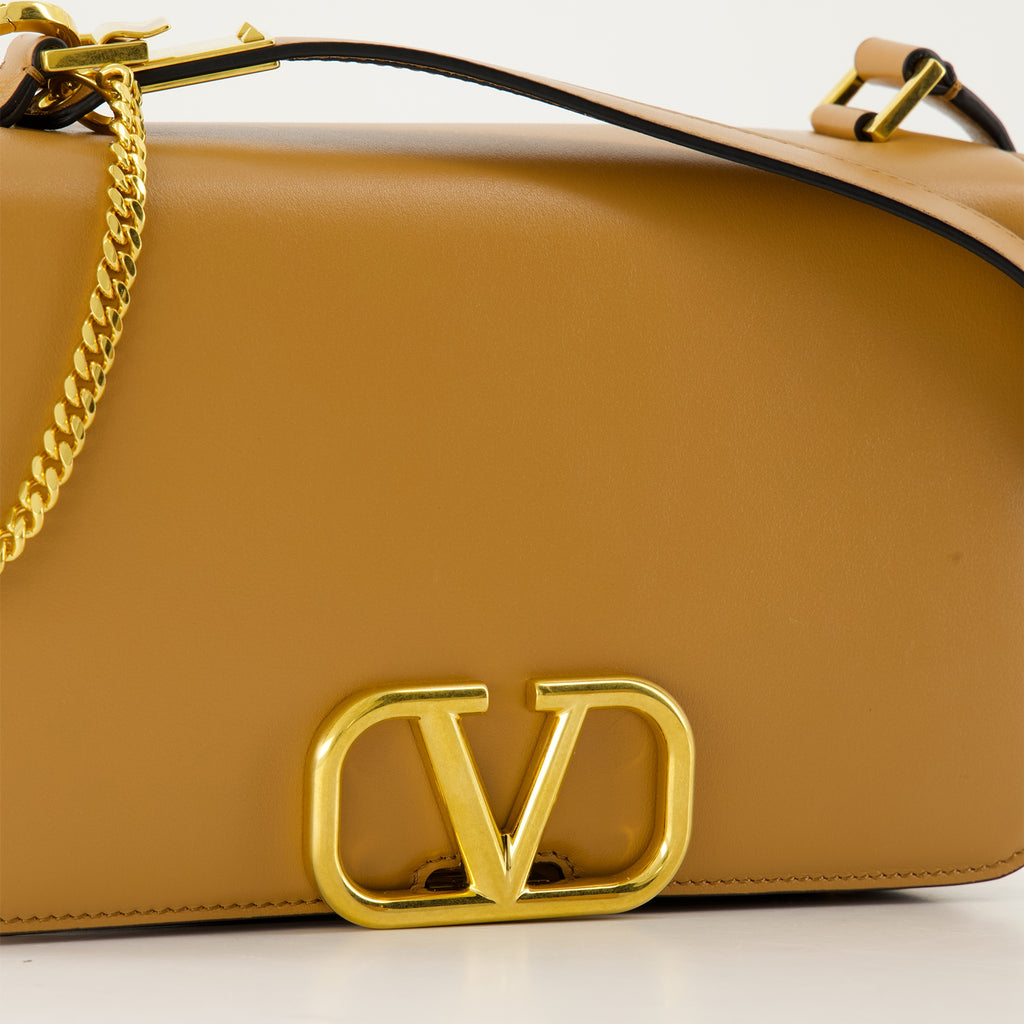 Umhängetaschen VLogo Signature Schultertasche Valentino Garavani Braun Femme