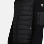 Vestes Veste bi-matière Moncler Noir Homme