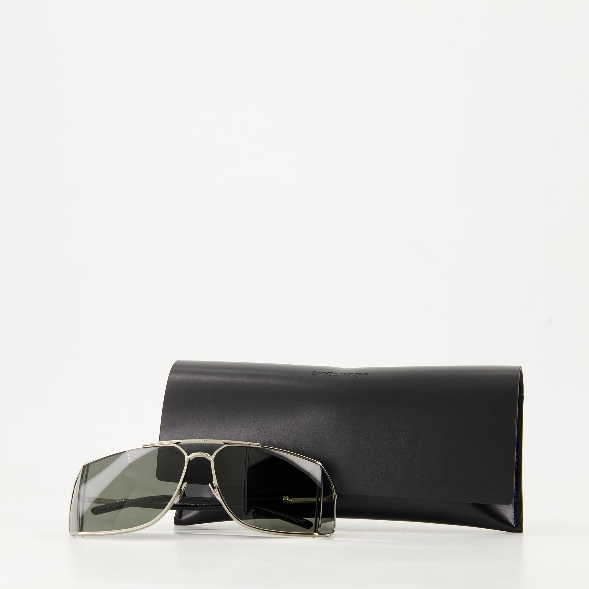Glasses SL 750 Sunglasses Saint Laurent Silver Unisex