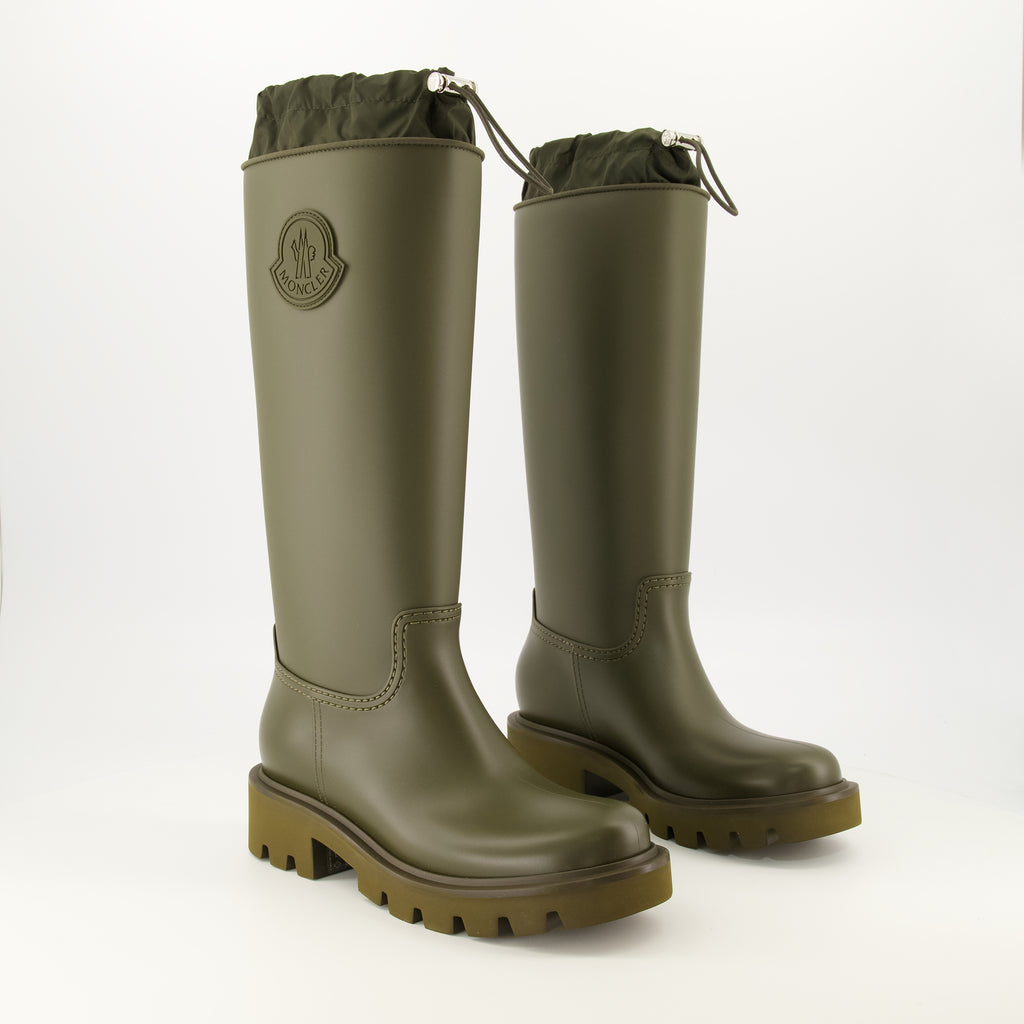 Bottes Botas Khaki Kickstream Moncler Kaki Femme