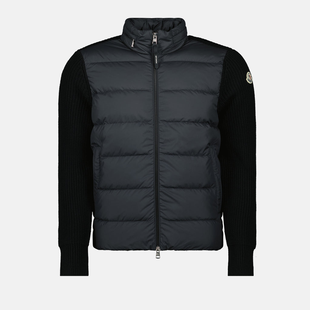 재킷 Veste bi-matière Moncler 검은색 Homme