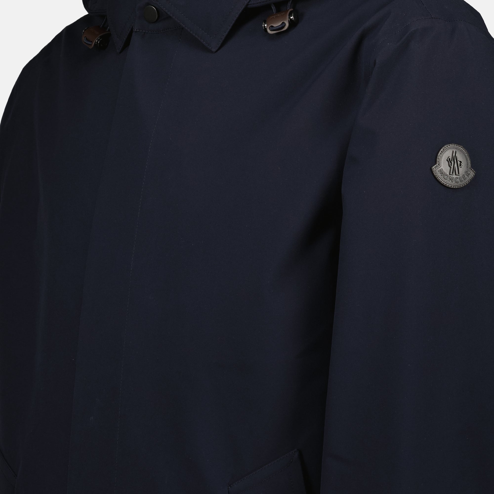 Image de l'article Parka Larezila bleu marine de la marque Moncler pour Homme - Saison Automne-Hiver 2025 - Vue détaillée_1