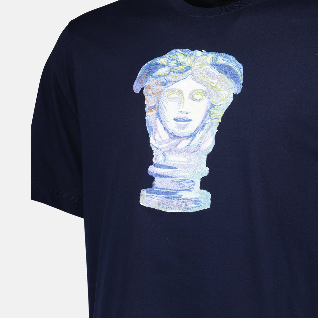 T-shirt T-shirt Medusa Gallery Versace Blu scuro Homme