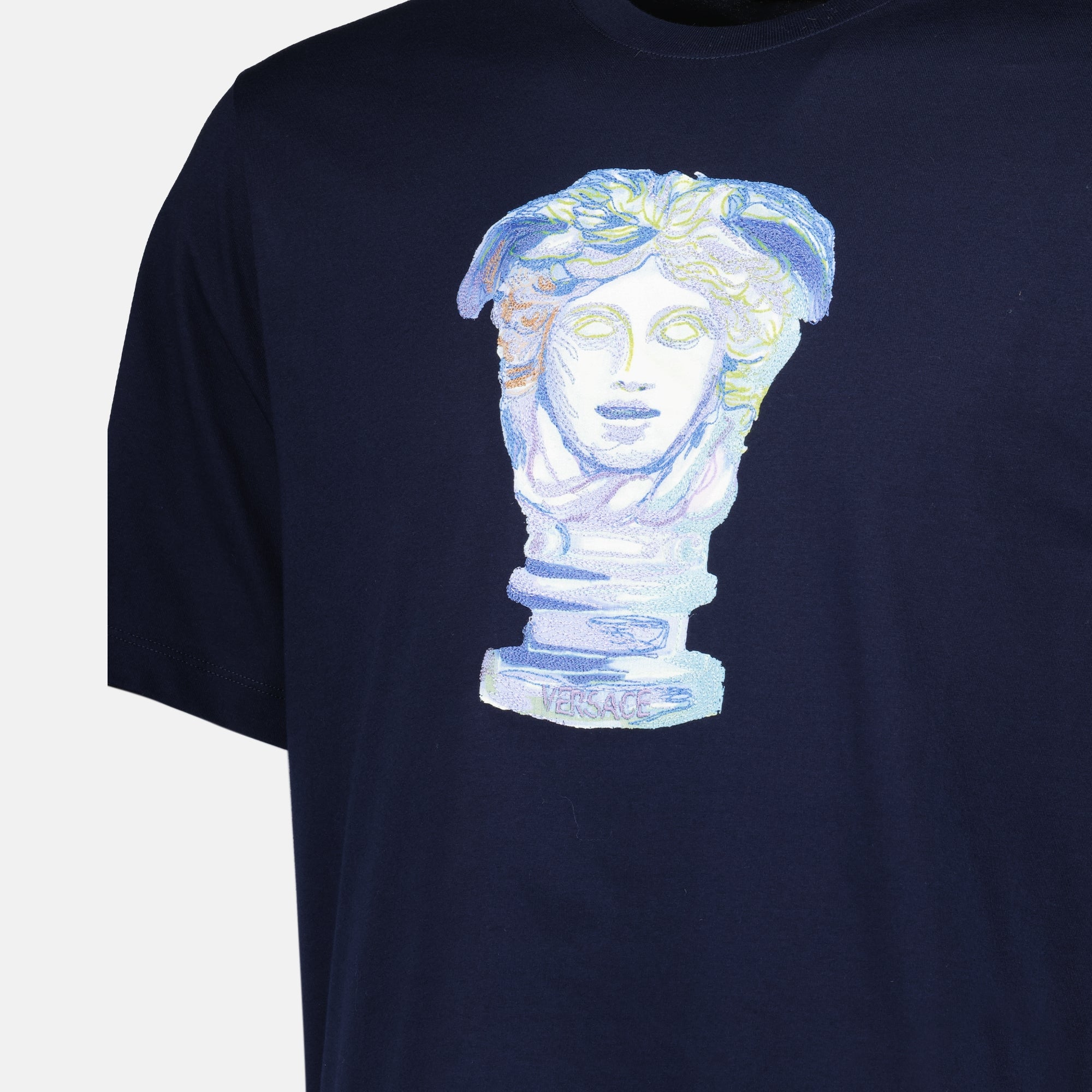 T-shirt T-shirt Medusa Gallery Versace Blu scuro Homme