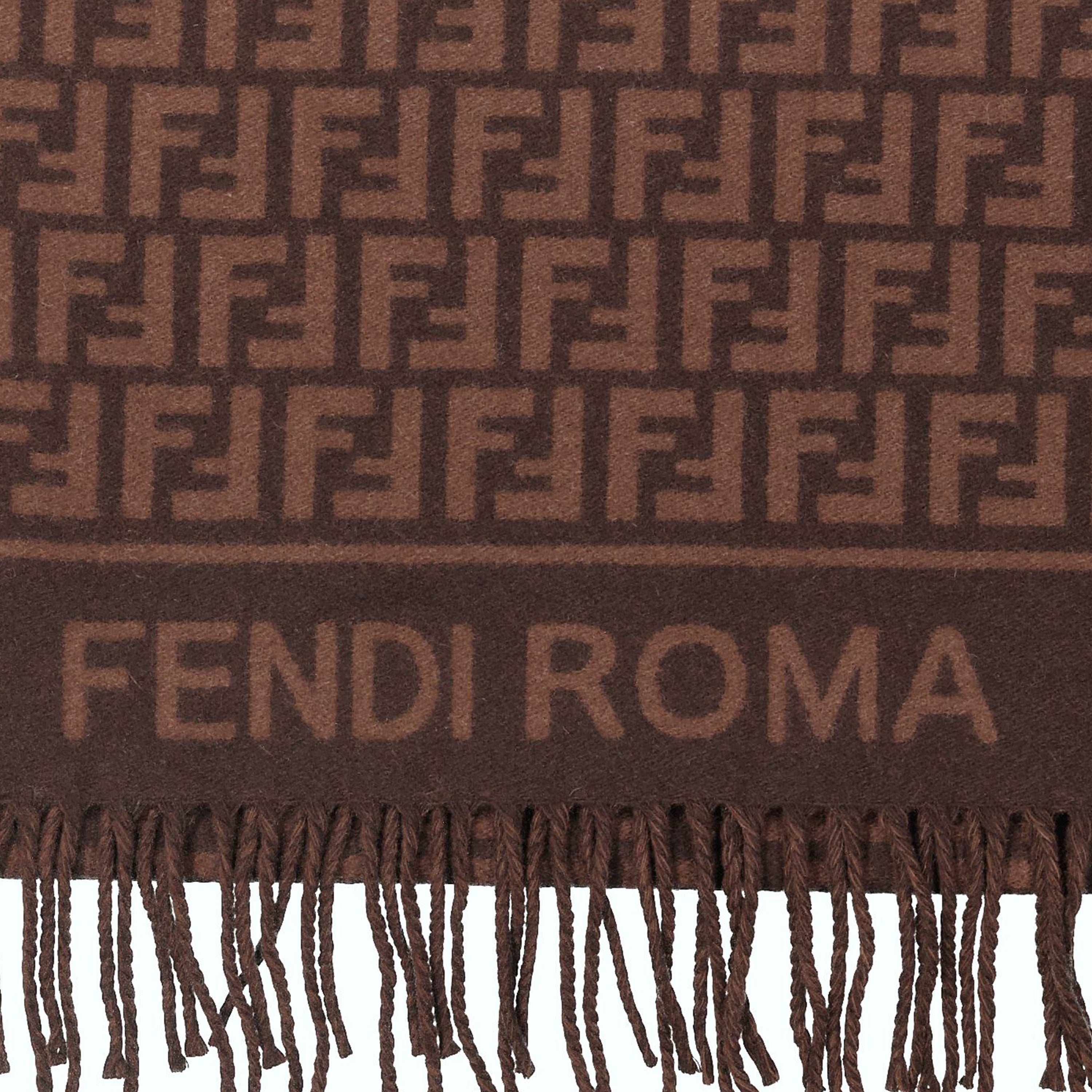 Scarves and gloves Écharpe FF Fendi Brown Femme