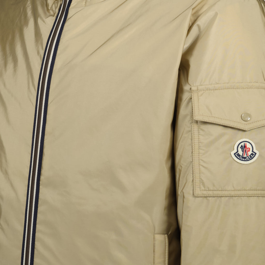 Giacche Giacca con Cappuccio Evettes Moncler Beige Homme