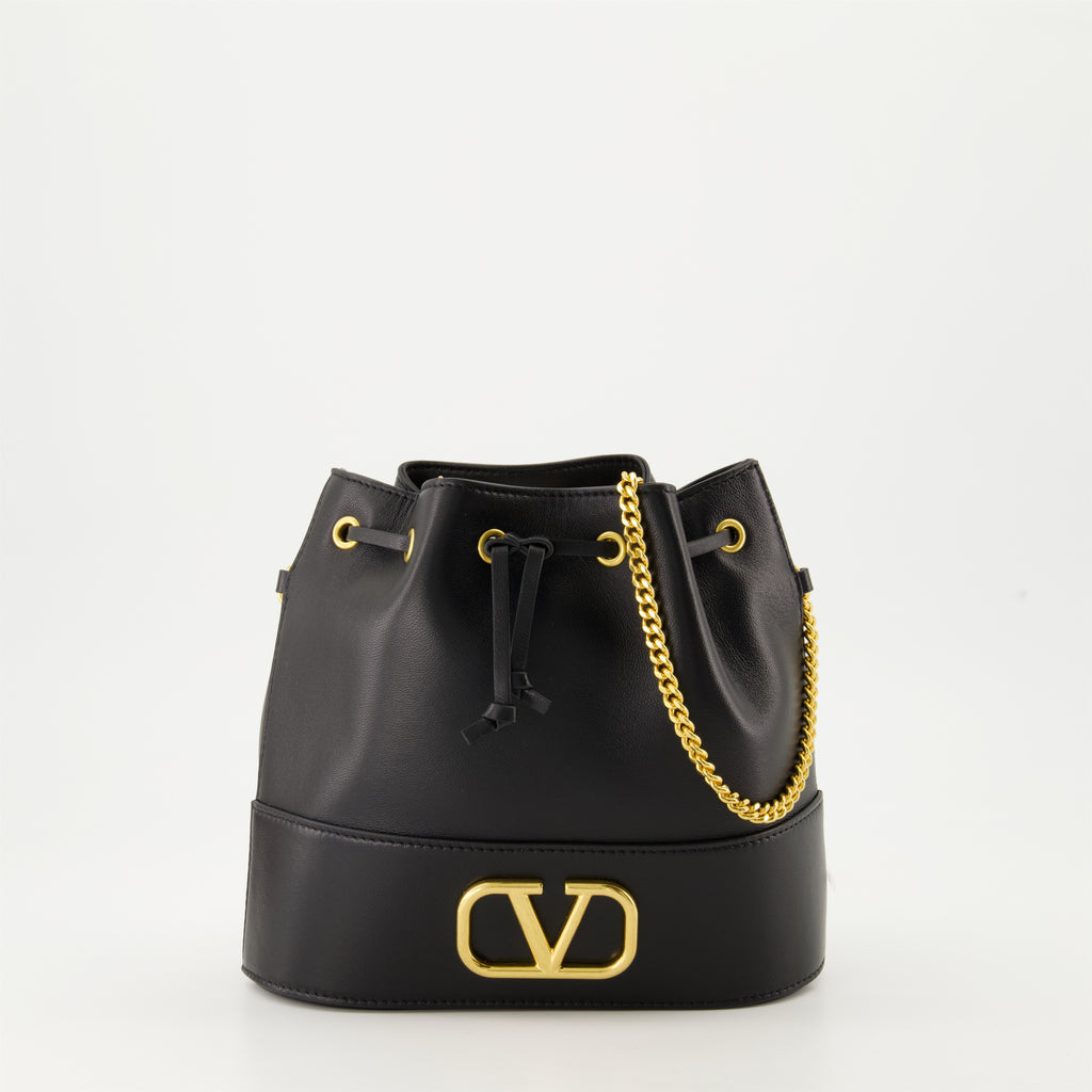 Bucket bags VLogo Bucket Bag Valentino Garavani Black Femme