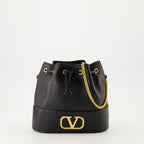 Imagen del artículo Mini bolso de cuero nappa negro de la marca Valentino Garavani para Mujer - Temporada Primavera-Verano 2026 - Vista Frontal