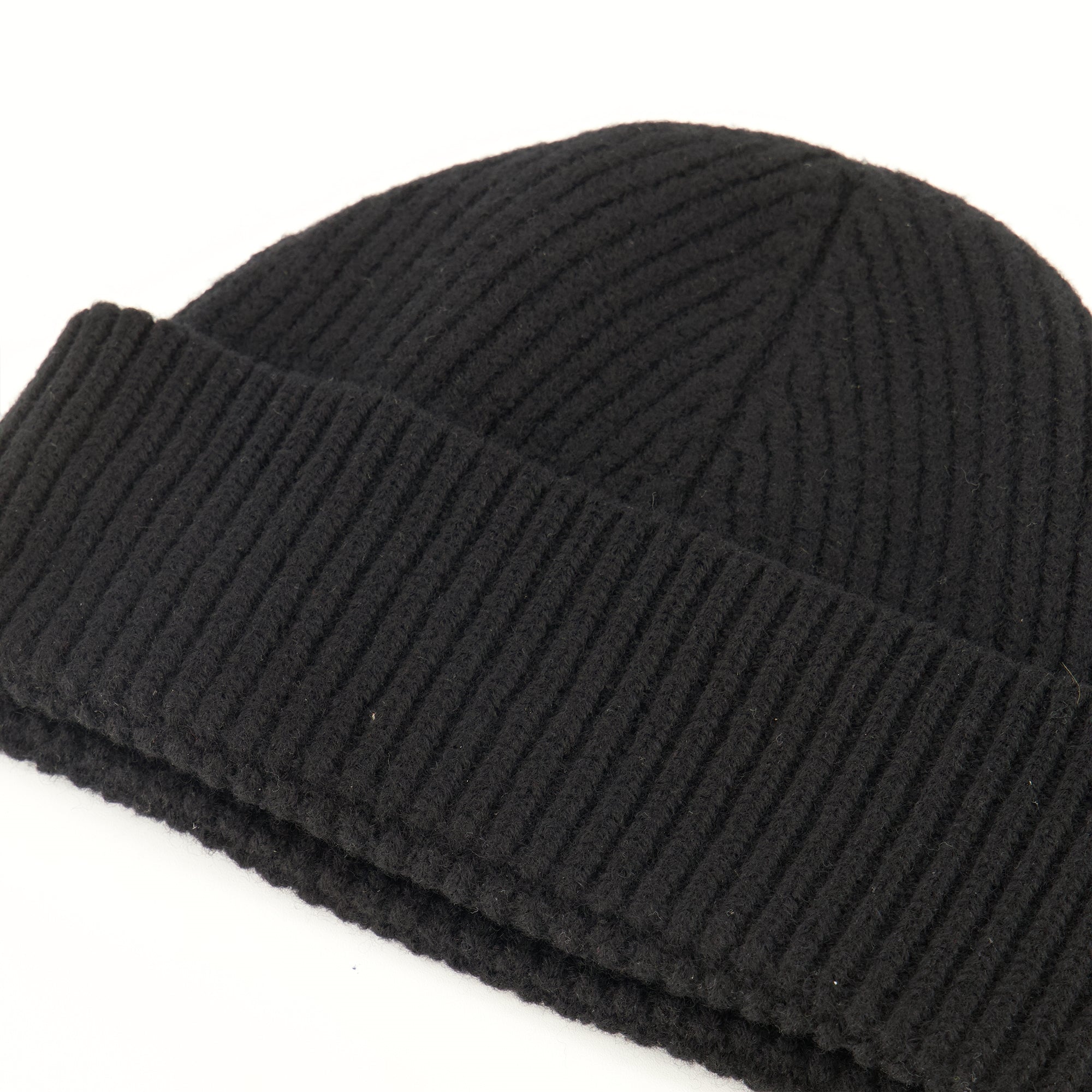 Chapeaux, casquettes et bonnets Schwarze Wollmütze Ami PARIS Noir Unisexe