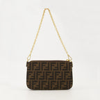 Sacs à main et épaule Pochete Baguette Fendi Marron Femme