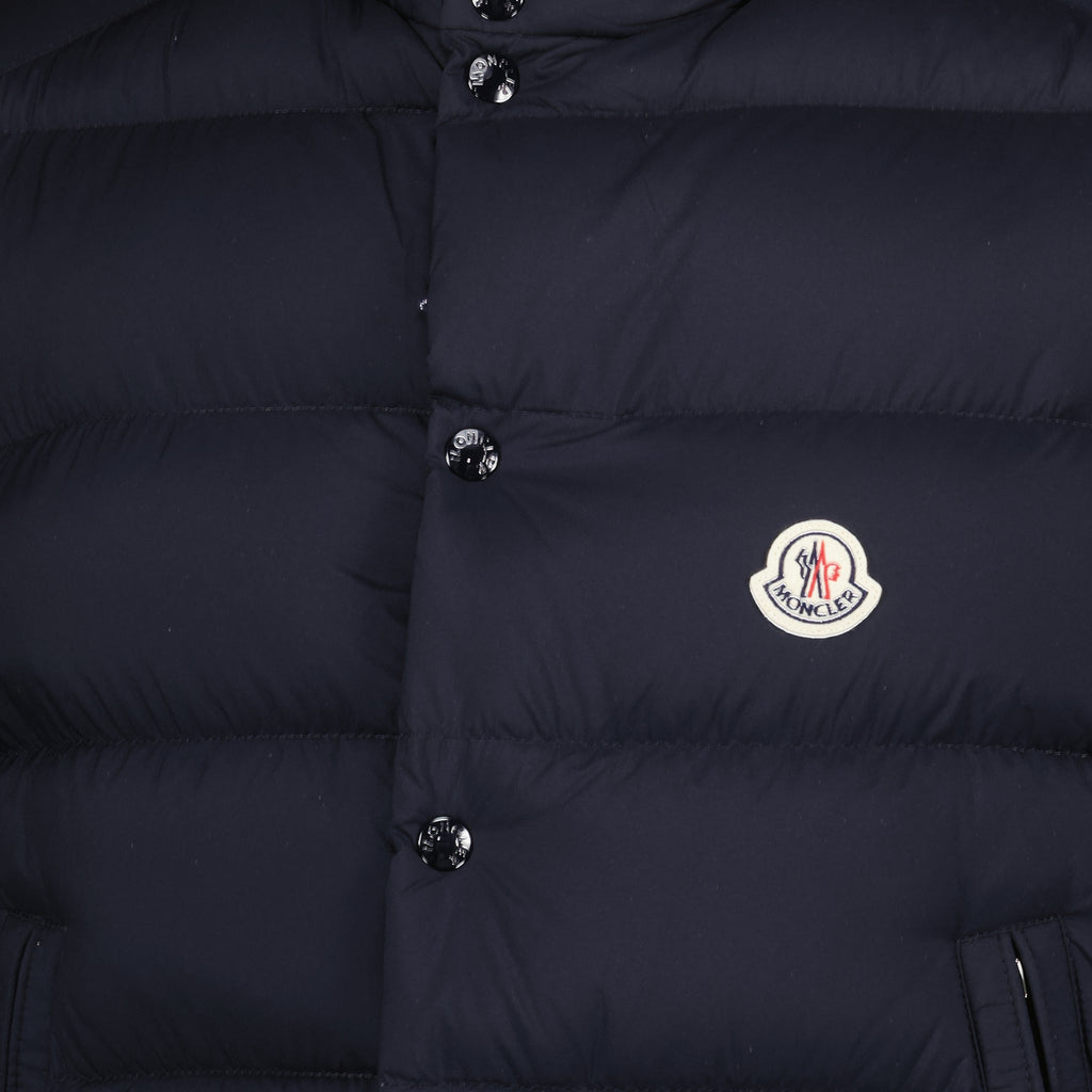 Vestes Tibb Ärmellose Daunenjacke Navy Blau Moncler Bleu foncé Homme