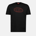 Bild des T-Shirts T-Adjust-Bigoval von Diesel für Herren - Herbst-Winter 2025 - Frontalansicht