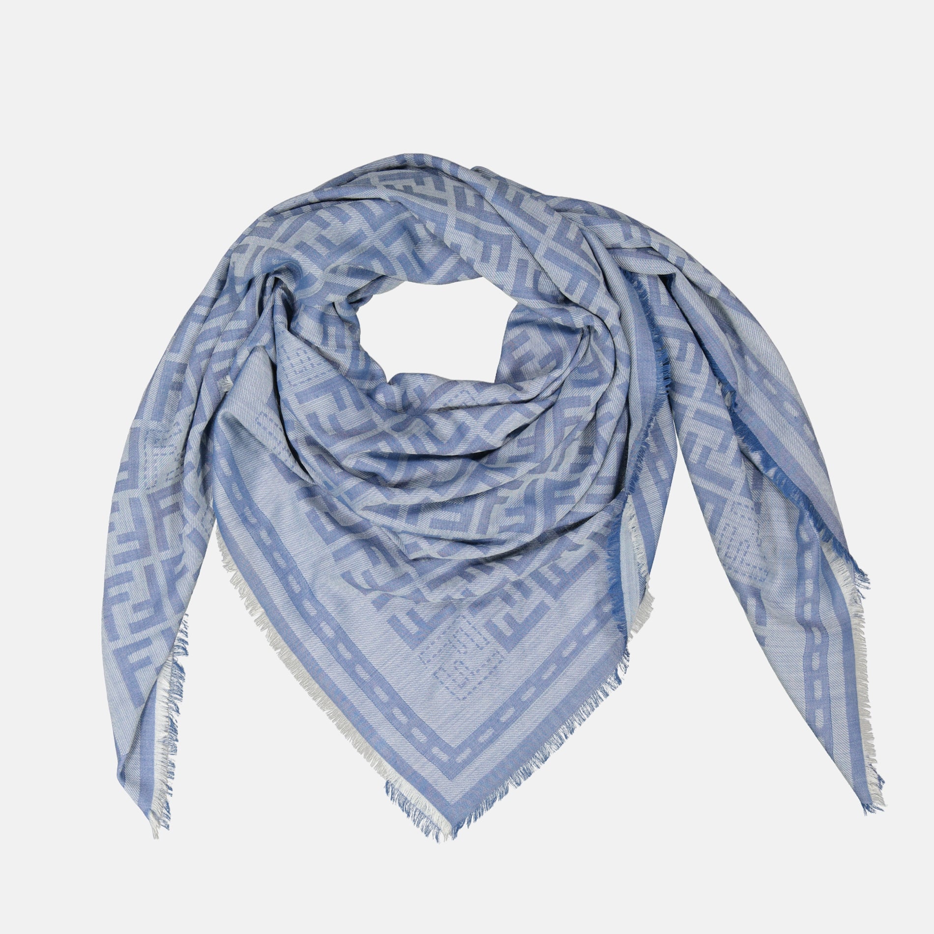 Sciarpe e guanti FF Sciarpa Fendi Blu Femme