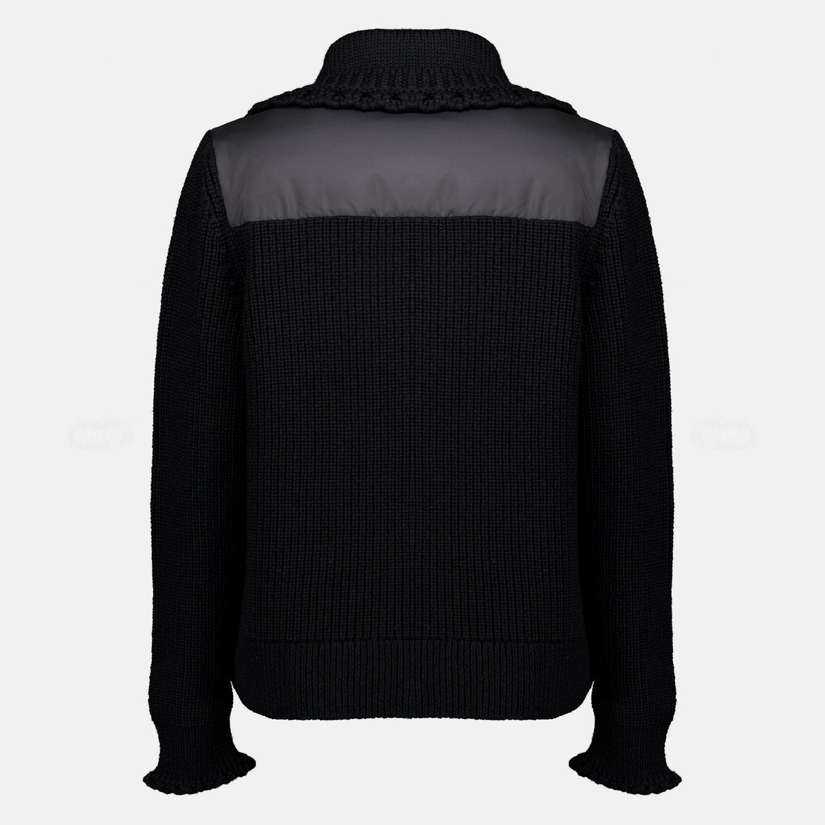Vestes 퀼팅 투-머티리얼 가디건 Moncler Grenoble Noir Femme