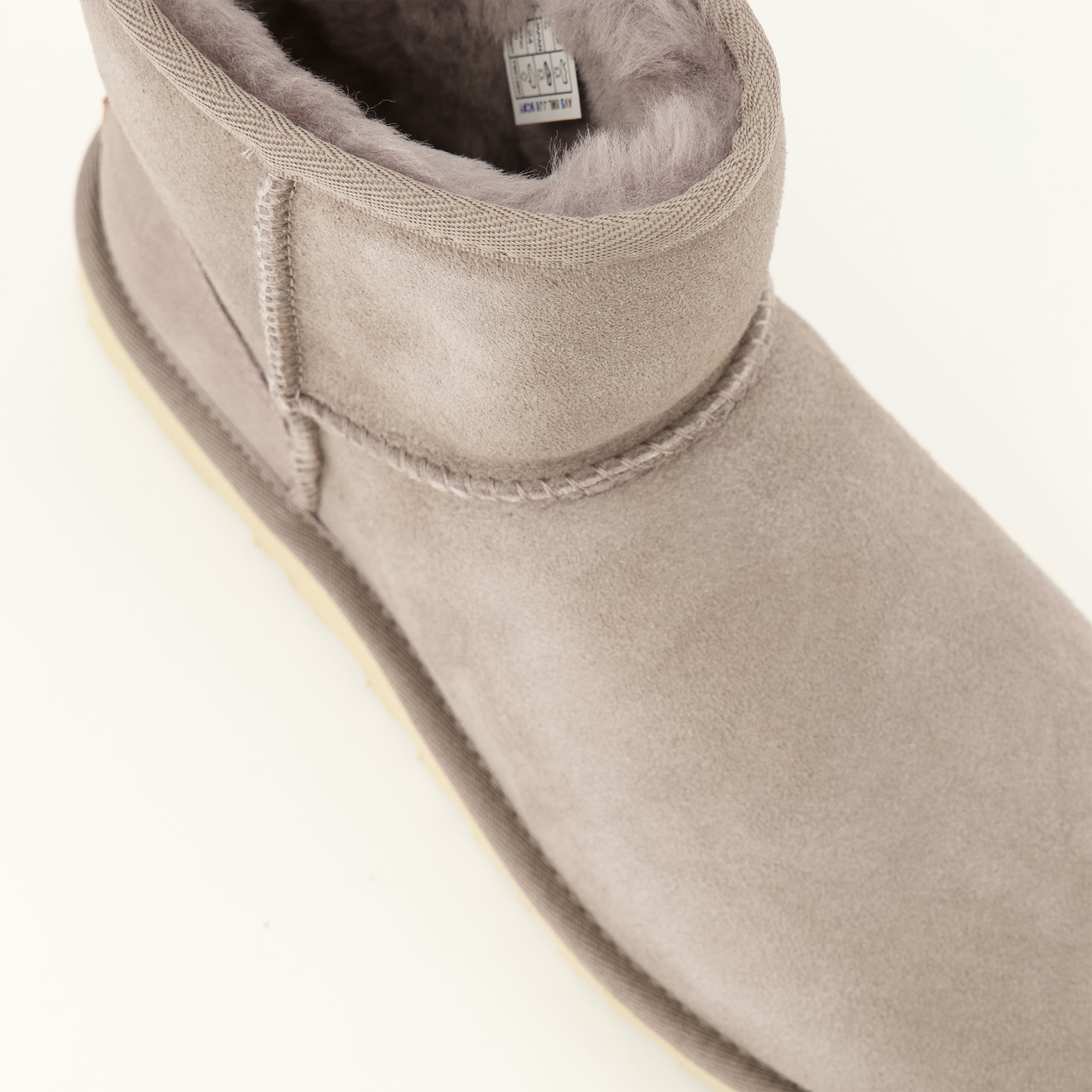 Bottines Classic Mini II Graue Ankle Boots Ugg Gris Femme