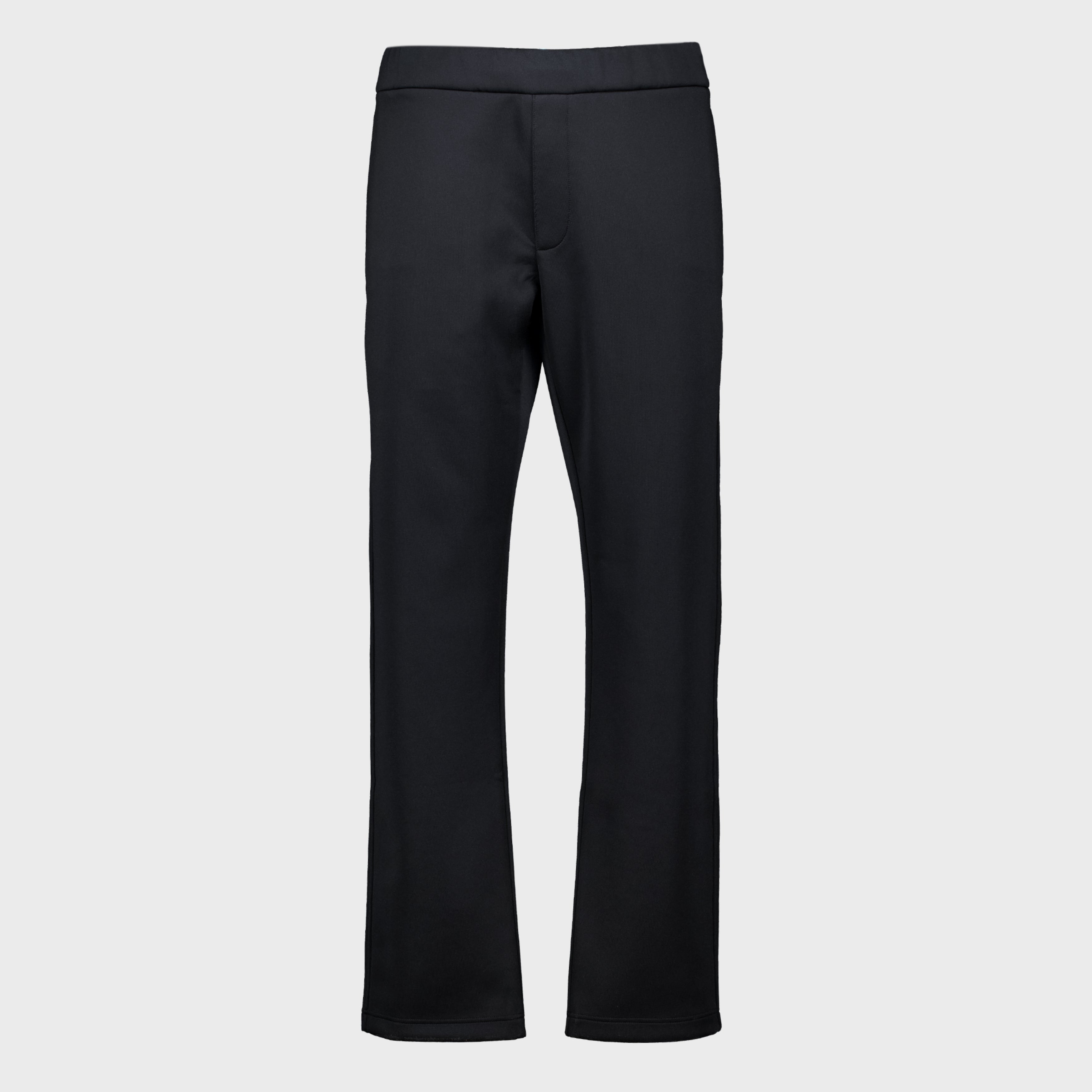 Pantalons Calças Pretas em Tecido Técnico Prada Noir Homme