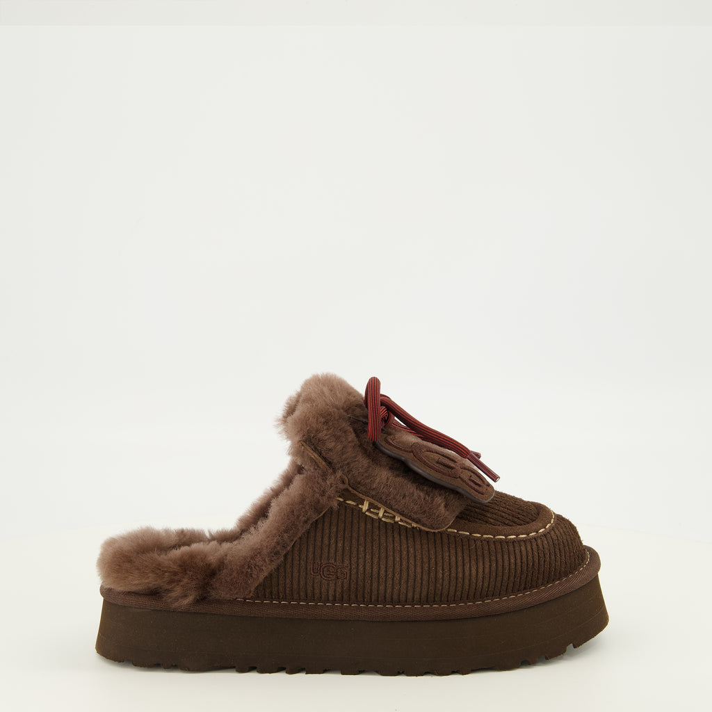 Chaussures ouvertes Mules Disquette Heritage marron Ugg Marron Femme