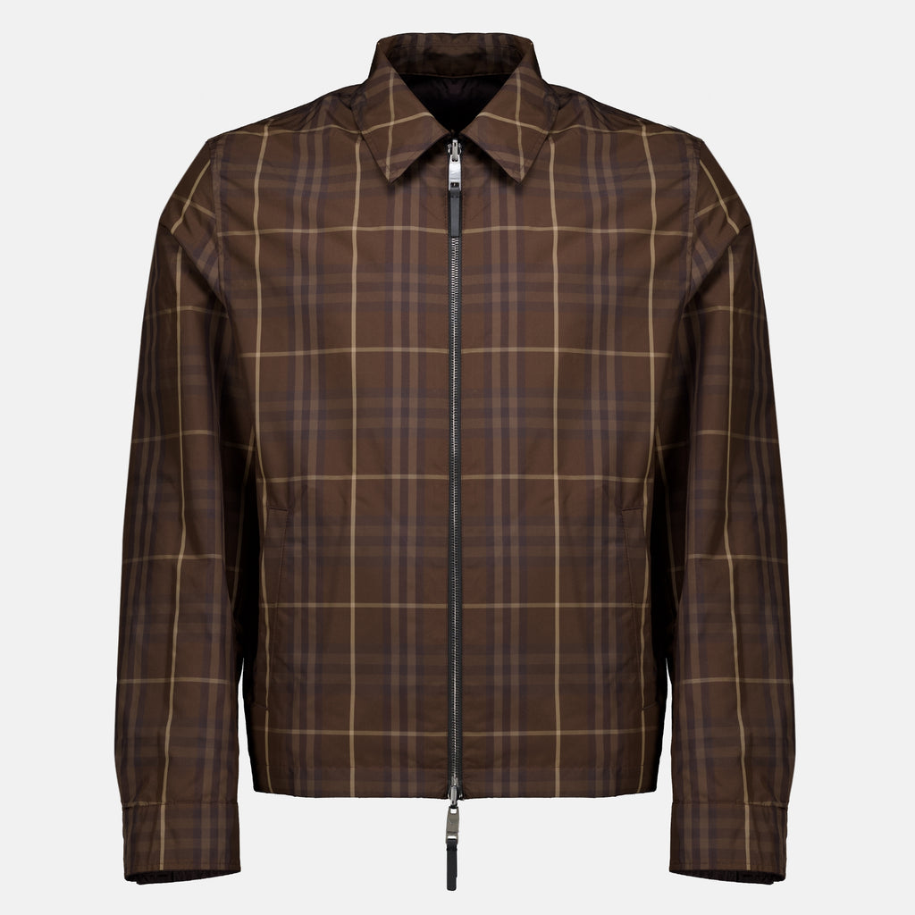 Vestes Giacca Bloomsbury Reversibile Burberry Marron Homme