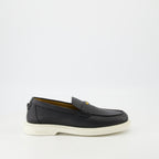 Zapatos de vestir Mocasines de Cuero Versace Negro Homme
